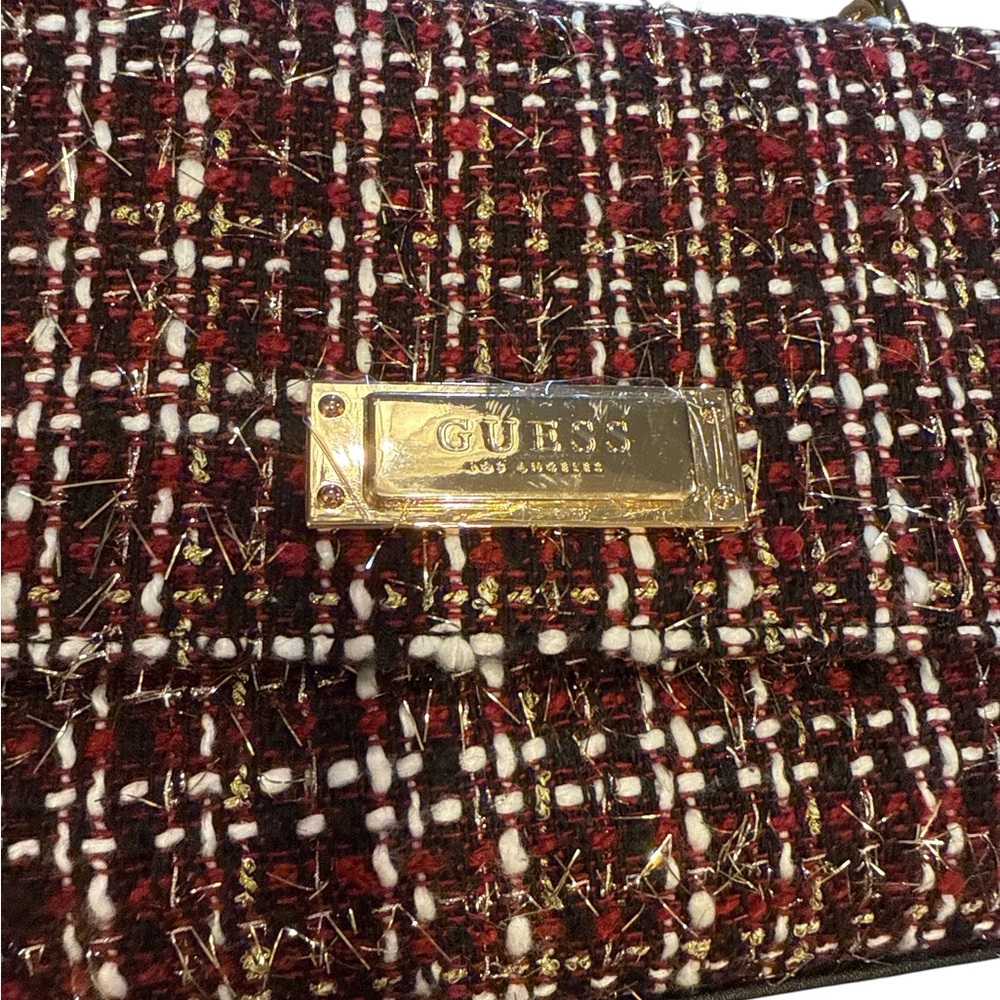 Guess Tweed Crossbody Bag NWT - Picture 6 of 6